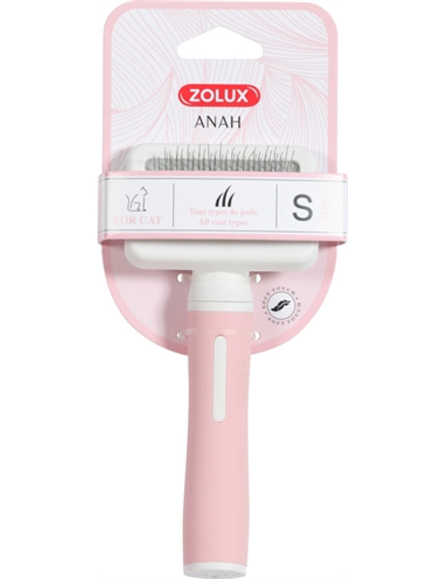 Zolux Anah Slickerborstel Roze / Wit