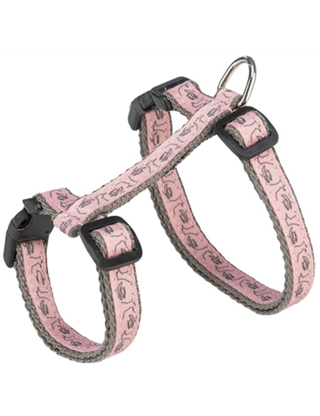 Trixie Kattentuig Met Riem Grijs / Roze