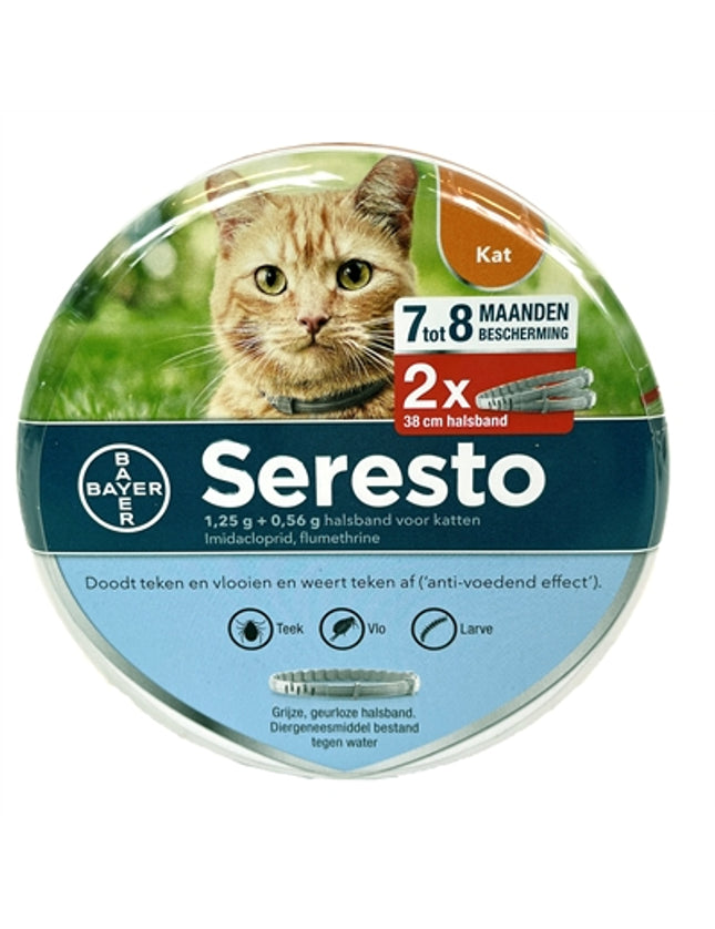 Bayer Seresto Teken- En Vlooienband Kat