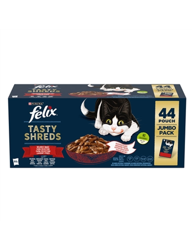 Felix Heerlijke Reepjes Farm Selectie Rund / Kip / Eend / Kalkoen