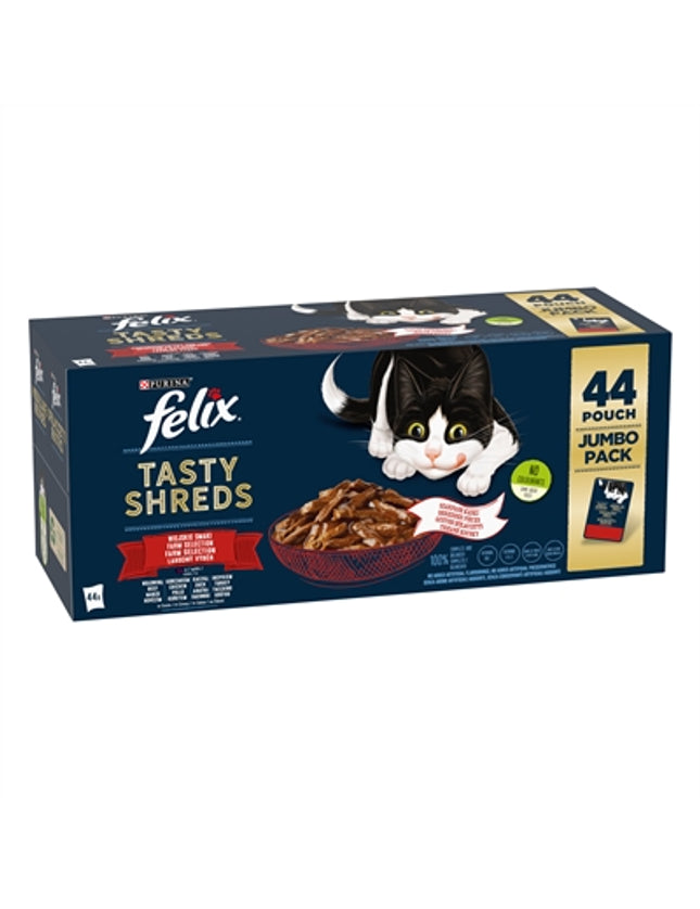 Felix Heerlijke Reepjes Farm Selectie Rund / Kip / Eend / Kalkoen