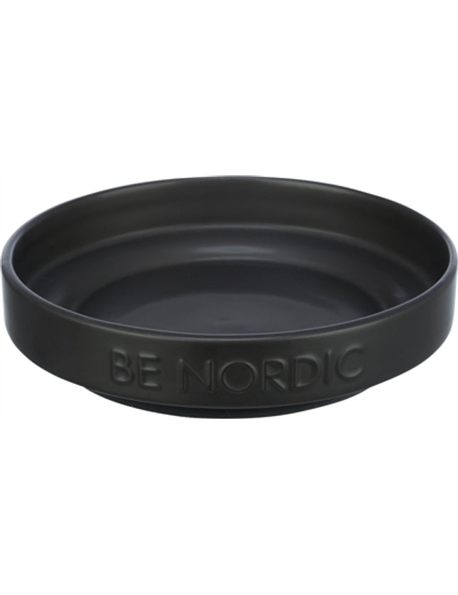 Trixie Be Nordic Voerbak Kat Keramiek / Rubber Zwart