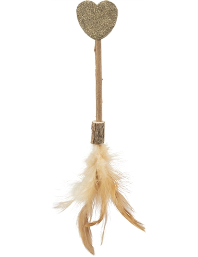 Trixie Matatabi Lolly Hart Catnip Kattenspeelgoed Met Veren