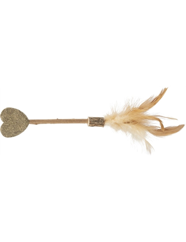Trixie Matatabi Lolly Hart Catnip Kattenspeelgoed Met Veren