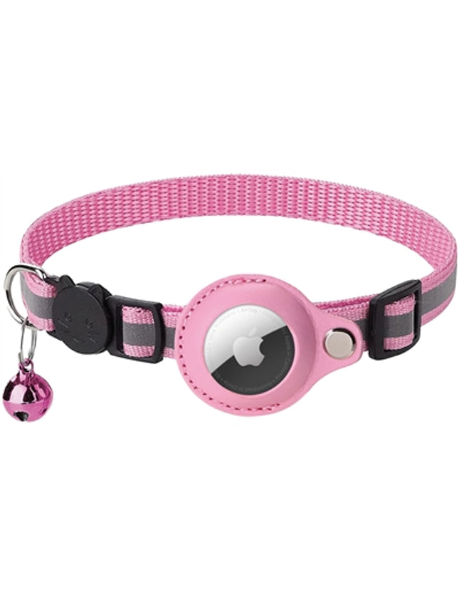 Croci Halsband Kat Met Tag Houder Roze