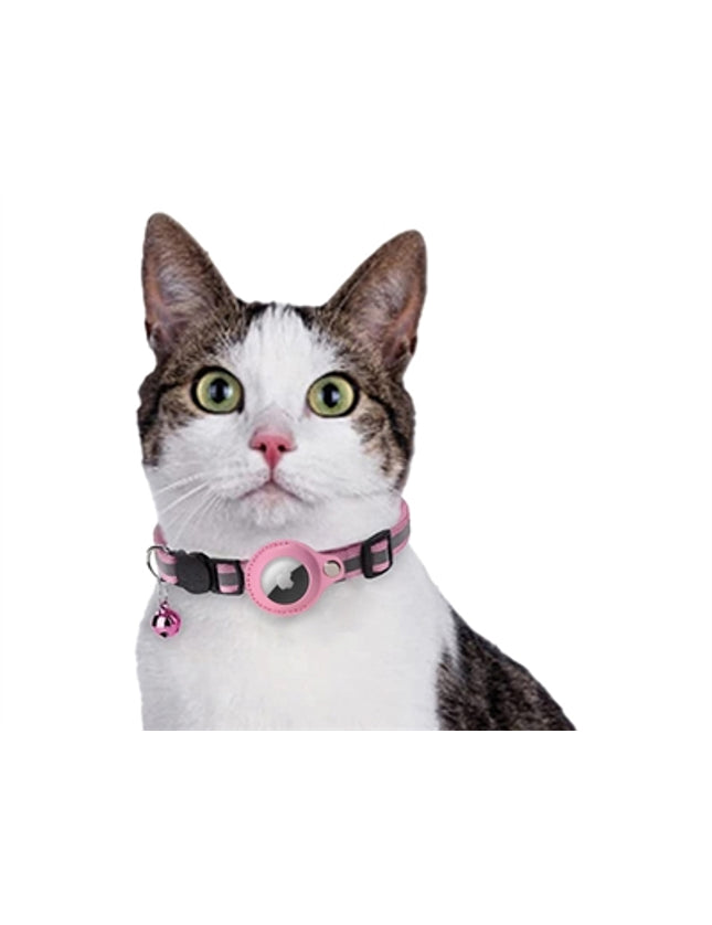 Croci Halsband Kat Met Tag Houder Roze