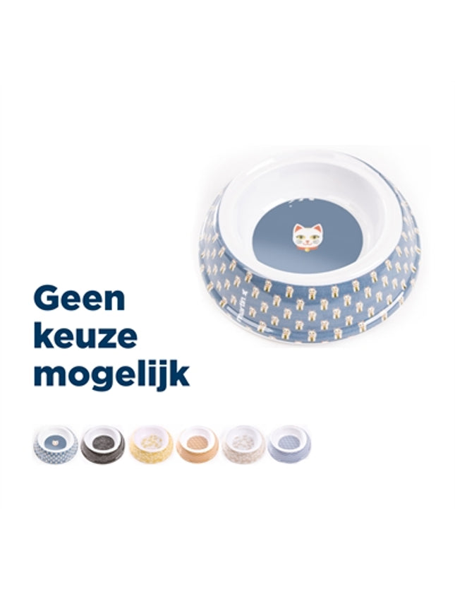 Martin Voerbak / Drinkbak Kat Melamine Japan Assorti