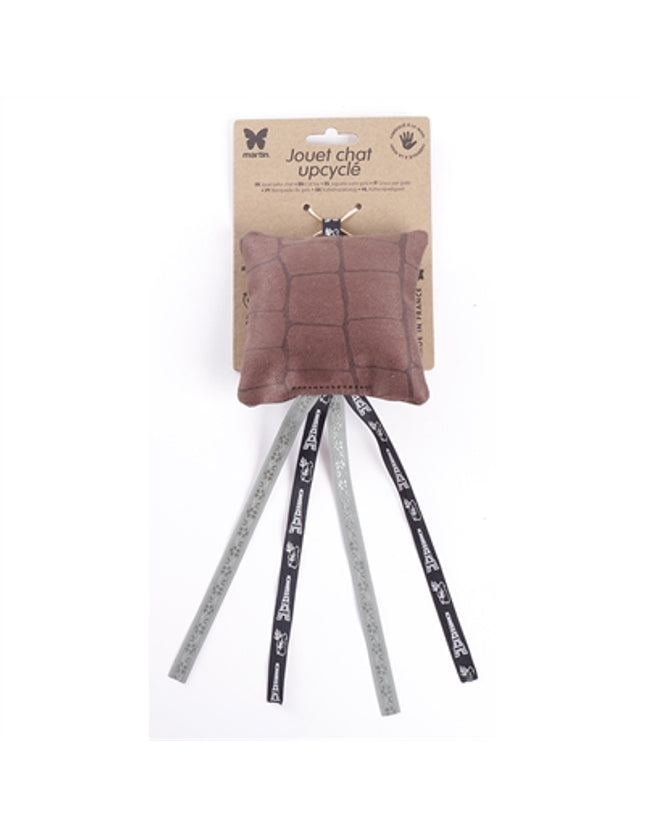 Martin Kattenspeelgoed Angeline Kruis Gerecycled Leer / Lint Assorti