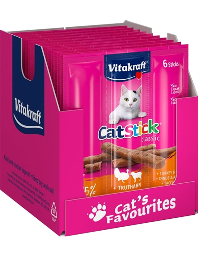 Vitakraft Cat-Stick Mini Kalkoen Met Lam