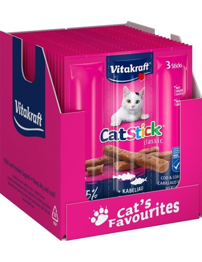 Vitakraft Cat-Stick Mini Kabeljauw Met Tonijn