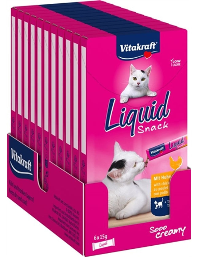 Vitakraft Cat Liquid Snack Kip & Taurine