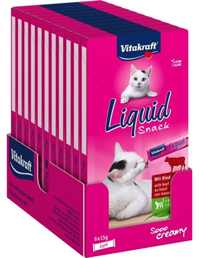 Vitakraft Cat Liquid Snack Rund & Inuline