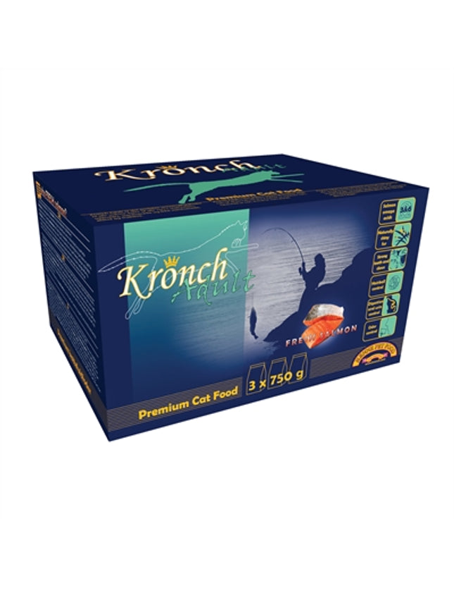 Kronch Premium Kattenbrok Met Zalm En Kip