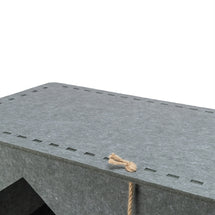 Trixie Kattenmand Huis Lene Vilt Grijs