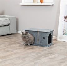 Trixie Kattenmand Huis Lene Vilt Grijs