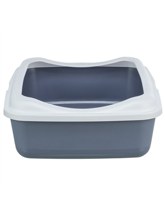 Trixie Kattenbak Classic Met Rand Paars / Wit