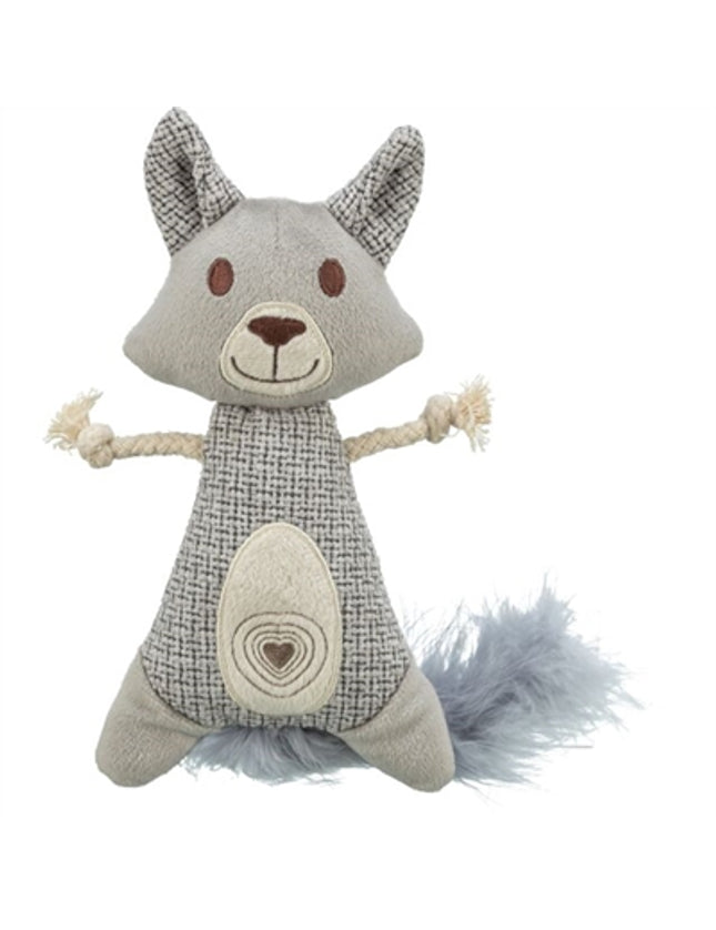 Trixie Wasbeer Xxl Pluche / Stof Met Veer Met Catnip