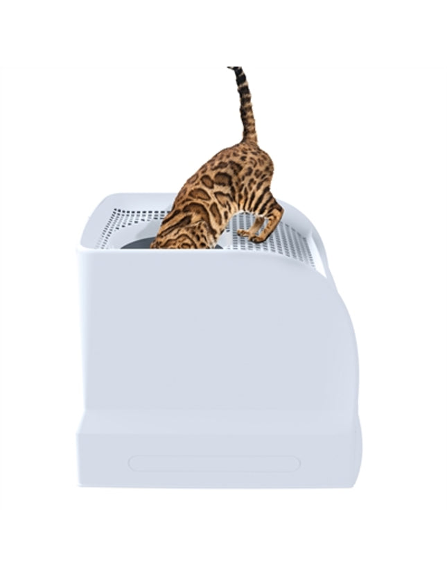 Imac Kattenbak Frida Met Lade Blauw