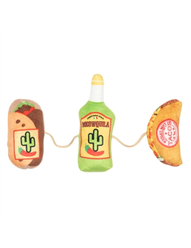 Fuzzyard 3 Fiesta Aan Touw Met Catnip Pluche