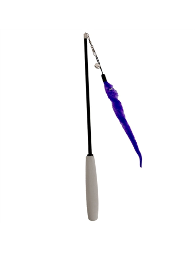 Easypets Uitschuifbare Kattenhengel Worm Paars