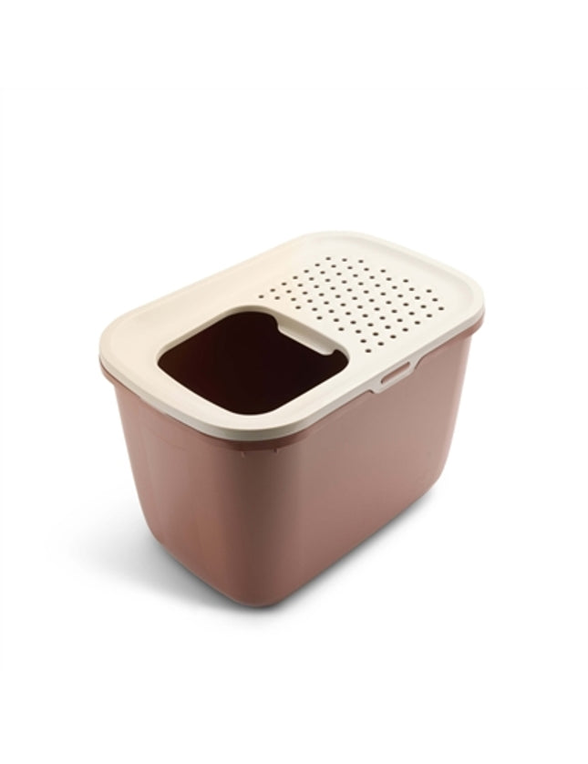 Savic Kattenbak Hop In Champagne Roze / Terracotta