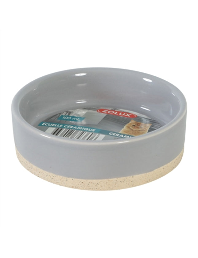 Zolux Olaria Voerbak Keramiek Grijs