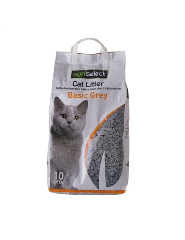 Agriselect Basic Grey Kattenbakvulling