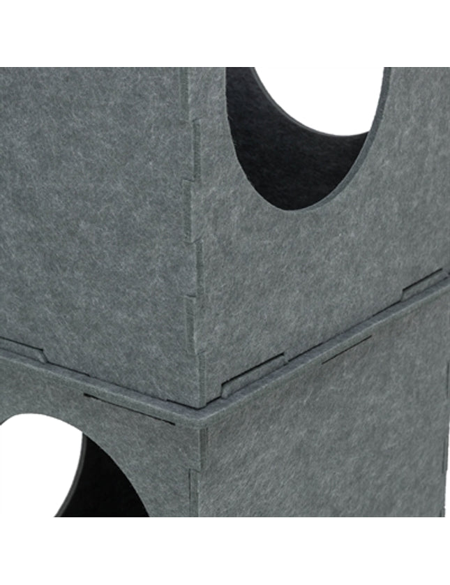 Trixie Kattenhuis Toren Nele Vilt Grijs