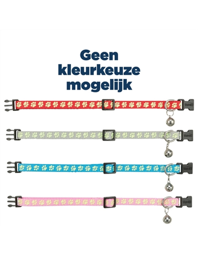 Trixie Halsband Kat Fluoriserend Assorti