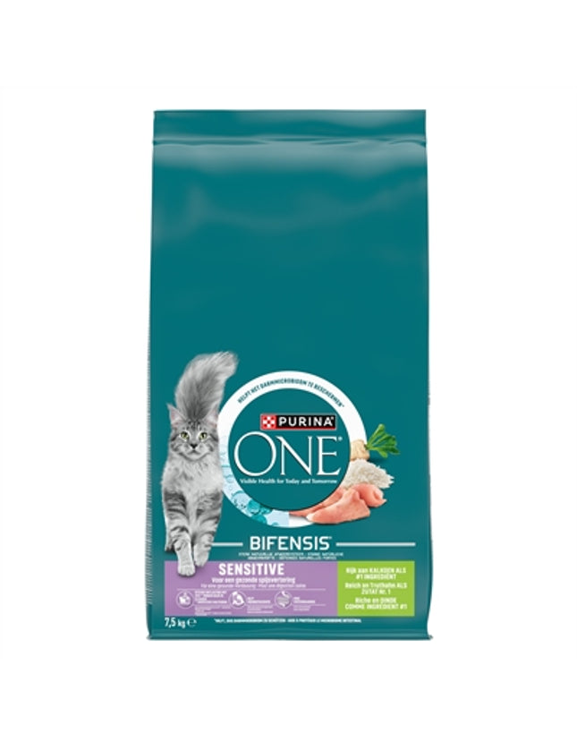 Purina One Sensitive Kalkoen / Rijst