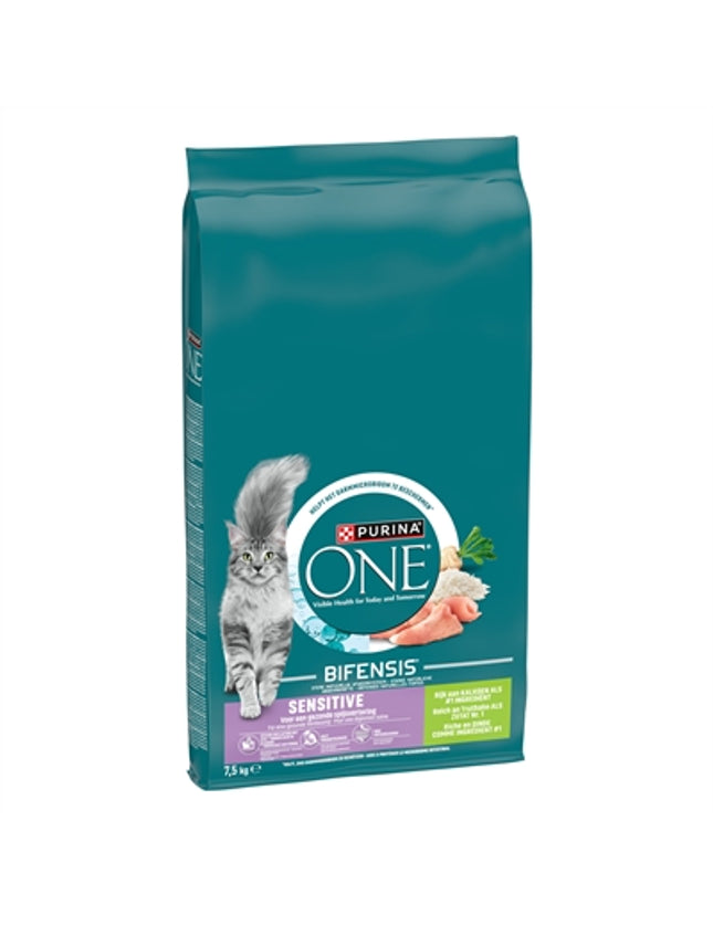 Purina One Sensitive Kalkoen / Rijst