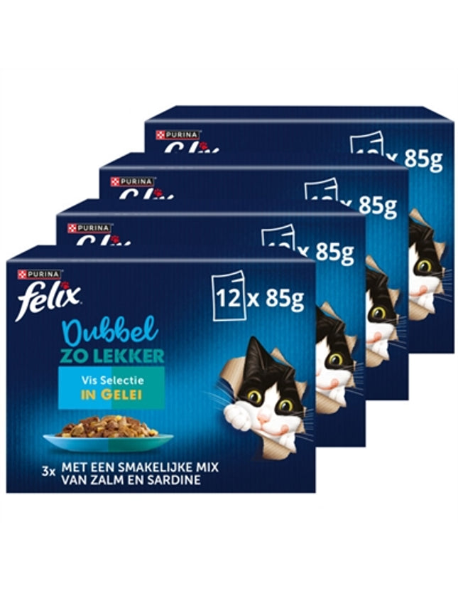Felix Dubbel Zo Lekker Vis Selectie In Gelei