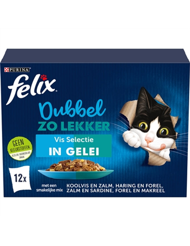 Felix Dubbel Zo Lekker Vis Selectie In Gelei