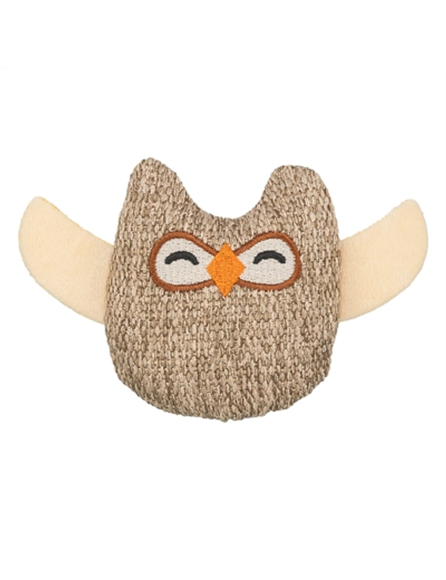 Trixie Uil Stof / Pluche Met Kattenkruid / Catnip Beige