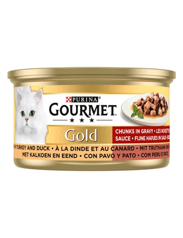 Gourmet Gold Fijne Hapjes Kalkoen / Eend