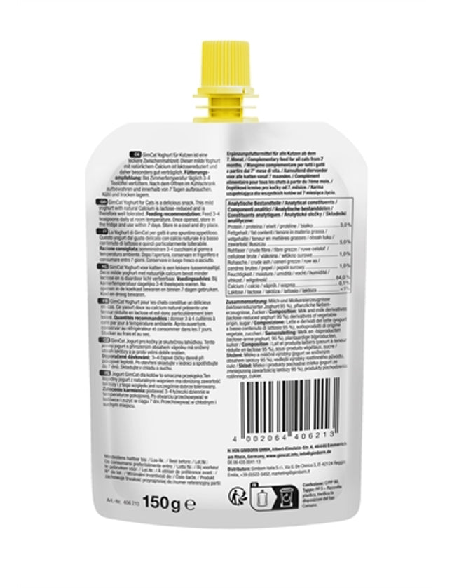 Gimcat Yoghurt Pouch Voor Katten