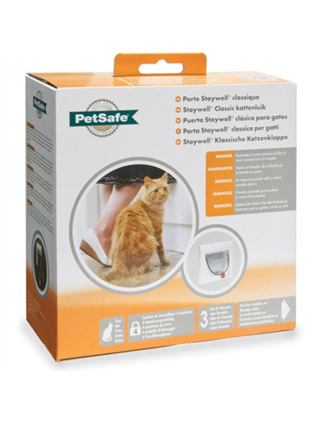 Petsafe Kattenluik Met Tunnel Wit