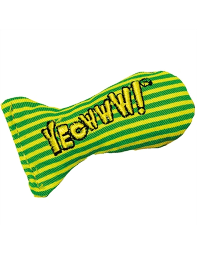Yeowww Stinkies Catnip Sardientje Gestreept 7,5 Cm